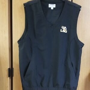 Cutter & Buck Black LSU Sleeveless Vest sz. S